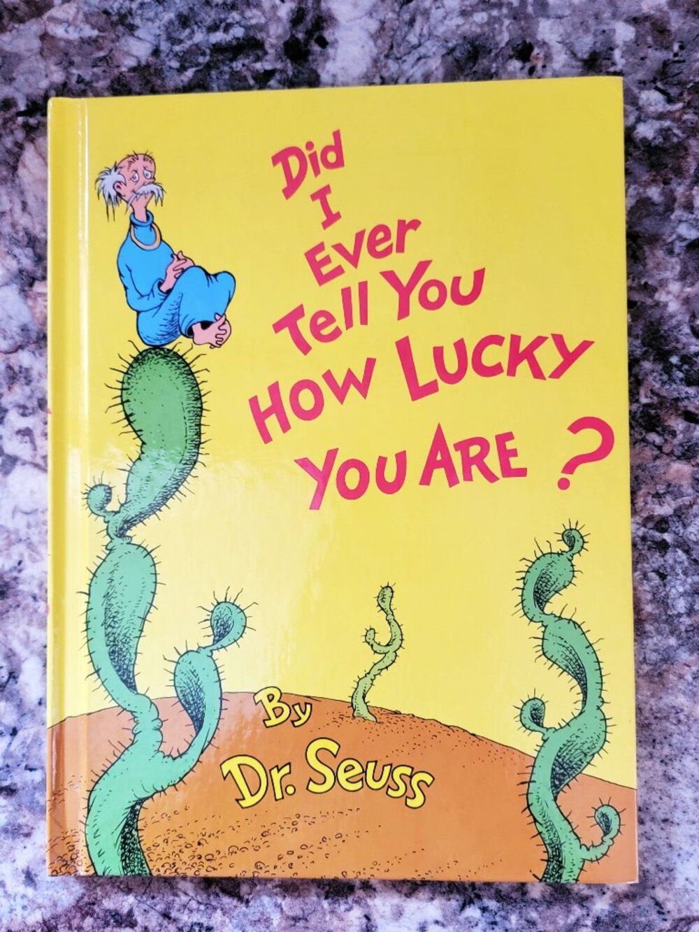 Dr Seuss Did I Ever Tell You How Lucky You Are Hardcover Book-Large size
